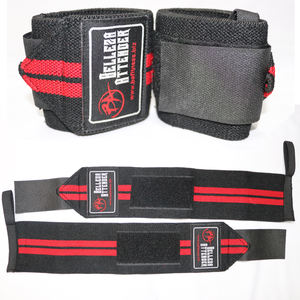 Bracelets de poignet unisexes avec logo personnalisé, en caoutchouc naturel et PVC, résistants à l'usure, antidérapants, ajustables avec fermeture auto-agrippante, protection sportive pour - Product Image 4