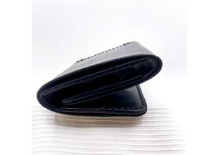 กระเป๋าสตางค์พับสามทบแบบสั้นหนังแท้ทำด้วยมือเปิดป้องกันการโจรกรรมสำหรับผู้ชาย LTW-0205ของขวัญวินเทจปลอดภัย RFID - Product Image 2