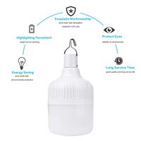 Lampe de tente suspendue portable LED rechargeable 8800 mAh, étanche IP44, avec 5 modes d'éclairage, intensité réglable, pour usage intérieur et extérieur