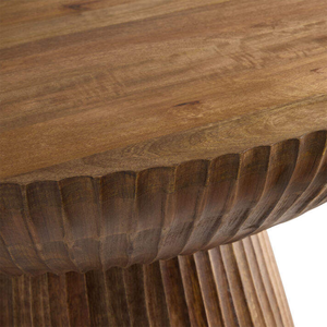 <b>Coffee</b> table modern with a round table shape made of solid teak wood with a round shape that <b>can</b> be used in the dining room. - Product Image 2