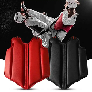 Protection corporelle en cuir et caoutchouc pour entraînement de MMA, Muay Thai, Kickboxing et arts martiaux, avec protection de poitrine et de ventre - Product Image 4
