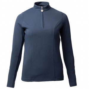 Chemises d'équitation pour femmes Fermeture éclair Légères Évacuation de l'humidité Service OEM pour l'entraînement Travail en écurie Décontracté - Product Image 1