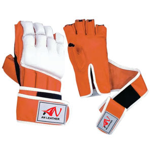 ถุงมือฝึกการต่อสู้ MMA ที่ดีที่สุดถุงมือหนังและยาง sparring - Product Image 3