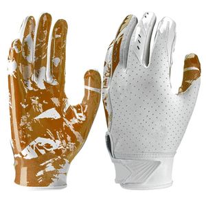 Gants de football américain Dynamic Build à haute adhérence avec paume collante et ajustement confortable en spandex - Product Image 1