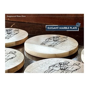 Vente en gros de sous-verres ronds en bois et en pierre de marbre pour la maison, le bureau et le restaurant - Product Image 4