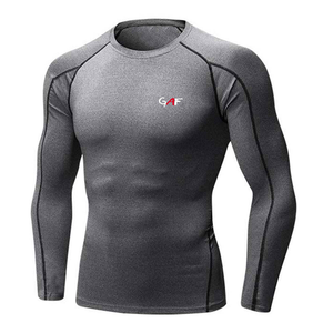 Ensemble de compression pour hommes GAF OEM Anti-UV UPF50 Spandex/Nylon Custom Made Gym Sports - Product Image 2