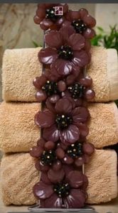 Porte-serviettes et porte-mouchoirs en résine artisanale, design floral unique, écologique pour la maison, l'hôtel, le restaurant, prix bas - Product Image 3