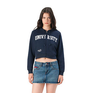 เสื้อมีฮู้ดแบบมีซิปสำหรับผู้หญิงเสื้อมีฮู้ดสีและขนาดตามสั่ง - Product Image 1