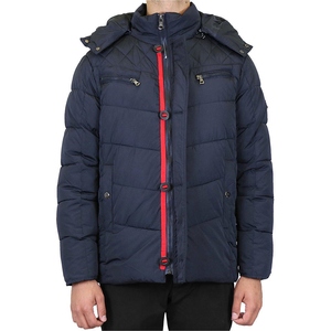 Long Sleeve Hooded Canvas Puffer <b>Jacket</b> Men's Custom Logo Printed Waterproof Winter Outdoor Casual Streetwear OEM - Product Image 4