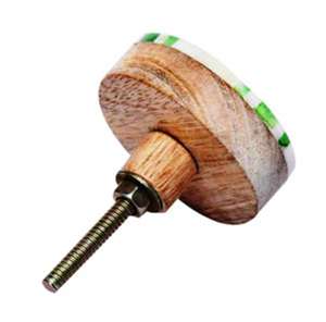 Boutons de meuble en pierre solide, finition dorée polie, hexagone, couleur, forme et taille personnalisées, fabriqués en Inde - Product Image 6