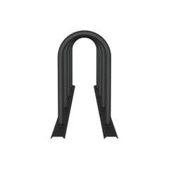 Sistema di supporto a binario, 4 supporti tubo rotondo Ø48 mm, 2800x460mm (LxP), da avvitare, grigio - Product Image 2