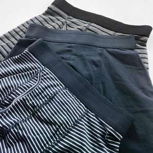 Hot Sales 100% Cotton Boxer Briefs for Men Comfortable Breathable Aro <b>Shorts</b> Striped <b>Plaid</b> Design Casual Waist High Quality - Product Image 4