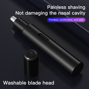 Tagliacapelli nasali di precisione 360 °   Tagliacapelli elettrico sicuro ed efficiente, alimentato a batteria, per <span class=keywords><strong>naso</strong></span>, orecchie, sopracciglia - Product Image 5