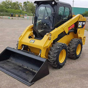 Occasion pour Cat 246D Skid Steer Wheel Loader 246C Loader Machine avec Core Components Gear Motor Engine Pump PLC - Product Image 1