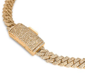 Cadena de eslabones cubanos ultra brillantes para hombres Accesorio de ropa de calle de alta calidad para regalos Suministro al por mayor disponible - Product Image 3