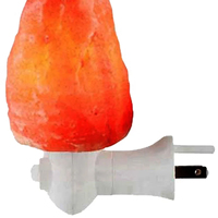 Lampe de nuit en sel de l'Himalaya de haute qualité OEM, matériau organique, technique de peinture, forme organique, décoration d'intérieur, certifiée ISO9001