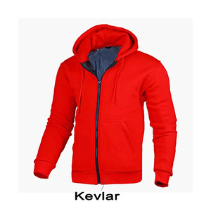 Meilleur sweat à capuche en aramide pour moto avec poches entièrement protégé Sweats à capuche de motard de sécurité pour l'hiver - Product Image 5