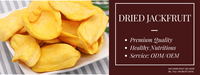 Premium kwaliteit biologische gedroogde jackfruit olie, geconserveerd, zoete smaak & knapperige textuur, bulkverpakking, OEM/ODM label