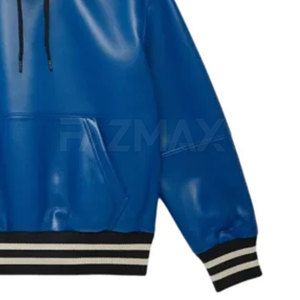 Sweat-shirts en cuir d'hiver pour hommes de haute qualité, respirants, faible MOQ, taille adulte, tendance - Product Image 6
