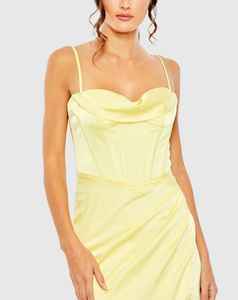 Robe de soirée élégante antistatique sans manches Aline robe de bal longue robe de cocktail pour les fêtes robe bustier - Product Image 5