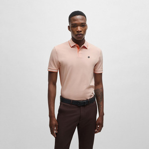 T-shirt polo en coton respirant pour hommes sur mesure à séchage rapide à manches courtes grande taille broderie impression conception personnalisée - Product Image 1