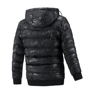 Venta al por mayor al aire libre sólido Reversible 2 tono Color abrigo de invierno cálido grueso para hombre chaqueta abrigo personalizado Logo Puffer chaqueta - Product Image 2