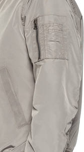 Chaqueta Bomber con Logotipo Bordado Estilo Urbano OEM, Cuello Redondo, Cremallera, Talla Grande, Impermeable, Vintage, de Seda/Algodón, con Parches, para Hombre - Product Image 6