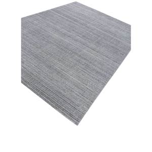 Handmade Wool Rugs Contour Grey <b>Black</b> Striped Pattern for Home-Hwp-02 Rectangular Hallway Rug for Teen for Living Room Bedroom - Product Image 2