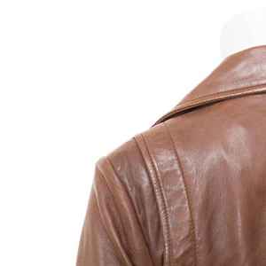 Vestes à la mode pour femmes Nouvelle arrivée en cuir véritable Léger Tissu satiné coupe-vent respirant-pour une utilisation toute l'année - Product Image 5