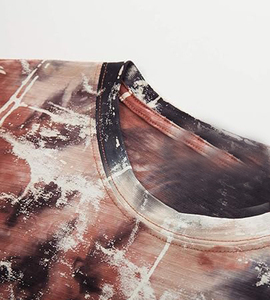 Camiseta de Alta Calidad para Hombre, 100% Algodón Tejido, Cuello Redondo, Manga Corta, Corte Holgado, Diseño Personalizado con Impresión - Product Image 5