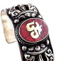 Brazaletes de Metal de Mantra tibetano - Product Image 5