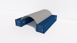 Auvent d'abri de voiture robuste et imperméable de 13x20ft avec fenêtre en maille et cadre galvanisé - Product Image 3