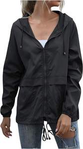 Cierre de cremallera Transpirable A prueba de viento Tallas grandes personalización Ropa deportiva Fabricante Chaqueta ligera para exteriores - Product Image 5