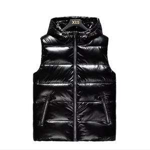 Blouson Bomber Réversible Imperméable Homme 2024 avec Logo Personnalisé, Manches Classiques, Hiver, Coton Brillant, Style Urbain - Product Image 1