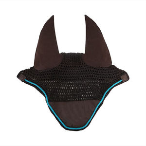Qualité personnalisée Cheval Mouche Voile Oreille Bonnet Filet Oreille Capuche Crochet Cheval Oreille Bonnet Mouche Voile Cheval Équitation Produits - Product Image 2