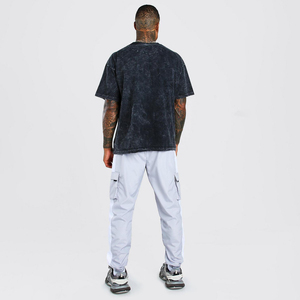 2023 Custom Design OEM Acid Wash T-Shirts for Men High Quality Available in Wholesale Prices - Product Image 5