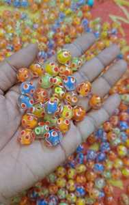 ลูกปัดแก้วคริสตัลทรงโคมไฟ millefiori ลูกปัดแบบสั่งทำสำหรับทำเครื่องประดับลูกปัดเชฟรอนและลูกปัดทรงหลวมขายส่ง - Product Image 4