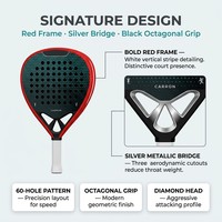Oferta Especial: Raqueta de Pádel de Fibra de Carbono JAS Personalizada 3K 12K 18K, Fabricante OEM, Impresión Profesional, Forma de Diamante y Lágrima, Directo de Fábrica