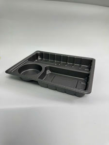 Customized Grey PP <b>Tray</b> Disposable Meets <b>Food</b> Safety Packaging Standards - Product Image 6