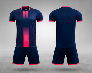 Hot Selling <b>Cheap</b> Men Custom Long Sleeves Soccer Uniform Jersey 100% Polyester Quick Dry Stripes - Product Image 5
