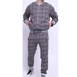 Vêtements de sport de haute qualité blanc String à manches longues hommes survêtement coton imprimé léger tenue décontracté unisexe survêtement - Product Image 1