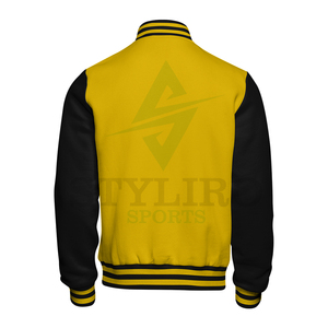 OEM Manufacturer Outdoor <b>Warm</b> Winter Wool / Polyester Letterman <b>Jacket</b> Fashionable Windproof Casual Letterman <b>Jackets</b> - Product Image 2