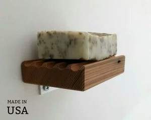 Porte-savon en bois pour salle de bain, évier de cuisine, support à savon, égouttoir à savon, plateau à savon, accessoire de maison écologique - Product Image 3