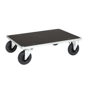 Industrial and Shopping <b>Platform</b> <b>Trolley</b> with Four- and Three-Wheel Options Enclosed Frame OEM Support for Warehouse Storage - Product Image 1