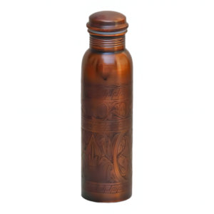Nuevo estilo, botella de Metal de cobre, martillada botella de agua, esmalte impreso, puro, hecho a mano, para viajar y gimnasio, vasos a bajo precio - Product Image 5