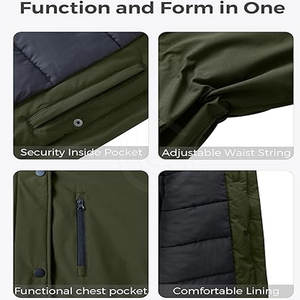 Wholesale Custom Logo Polyester Made Women Puffer Jacket <b>Waterproof</b> Women Parkas Puffer Jacket - Product Image 6