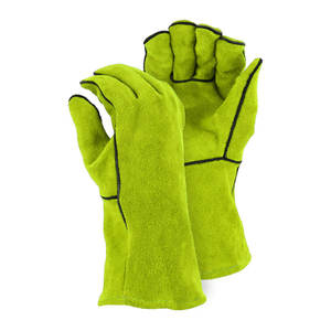 Nouvelle conception de gants de soudage en cuir durables avec protection complète des doigts Meilleure vente de gants de soudage en cuir léger - Product Image 4