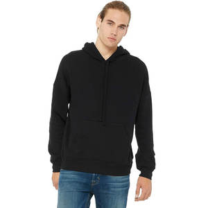 Sudadera con capucha unisex con hombros caídos preencogidos al por mayor sudadera bordada teñida Lisa diseños personalizados personalizables - Product Image 4