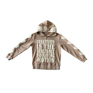 Automne multicolore pour sweat-shirt imprimé bouffant unisexe sweat à capuche d'entraînement décontracté avec logo personnalisé broderie design drôle pour hommes femmes - Product Image 1