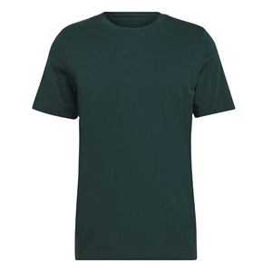 T-shirt en coton vert foncé pour homme, manches courtes, col rond, coupe classique, jersey décontracté, motif respirant, séchage rapide, imprimé personnalisé - Product Image 6